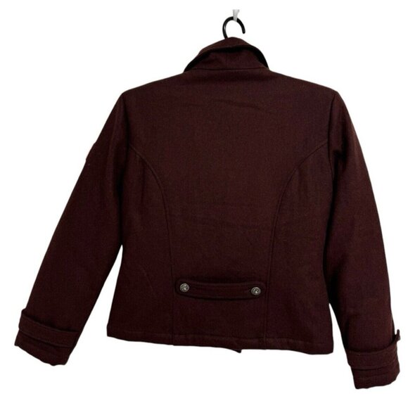 Member's Property women's wool blend lined jacket collared double breast size L - Picture 12 of 13